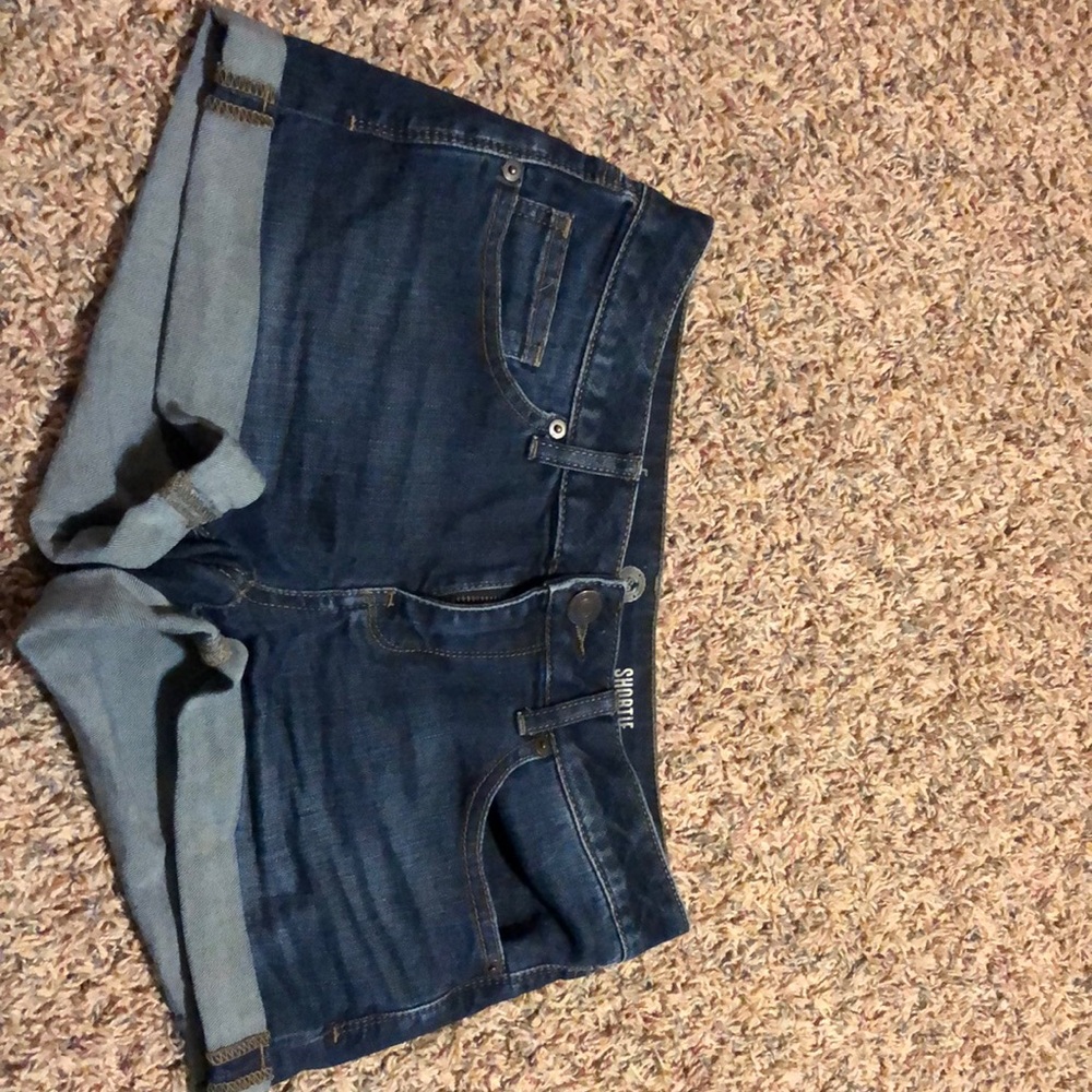 SO Shortie Shorts in Dark Denim